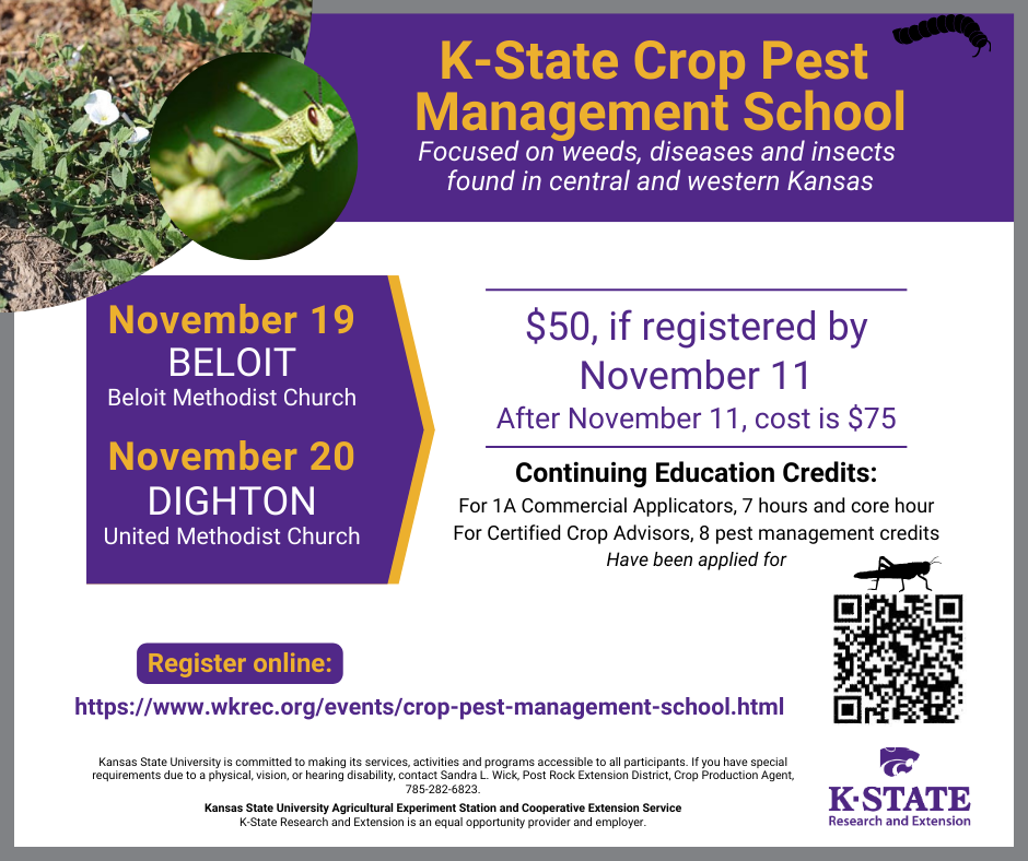 K-State Crop Pest Management School 