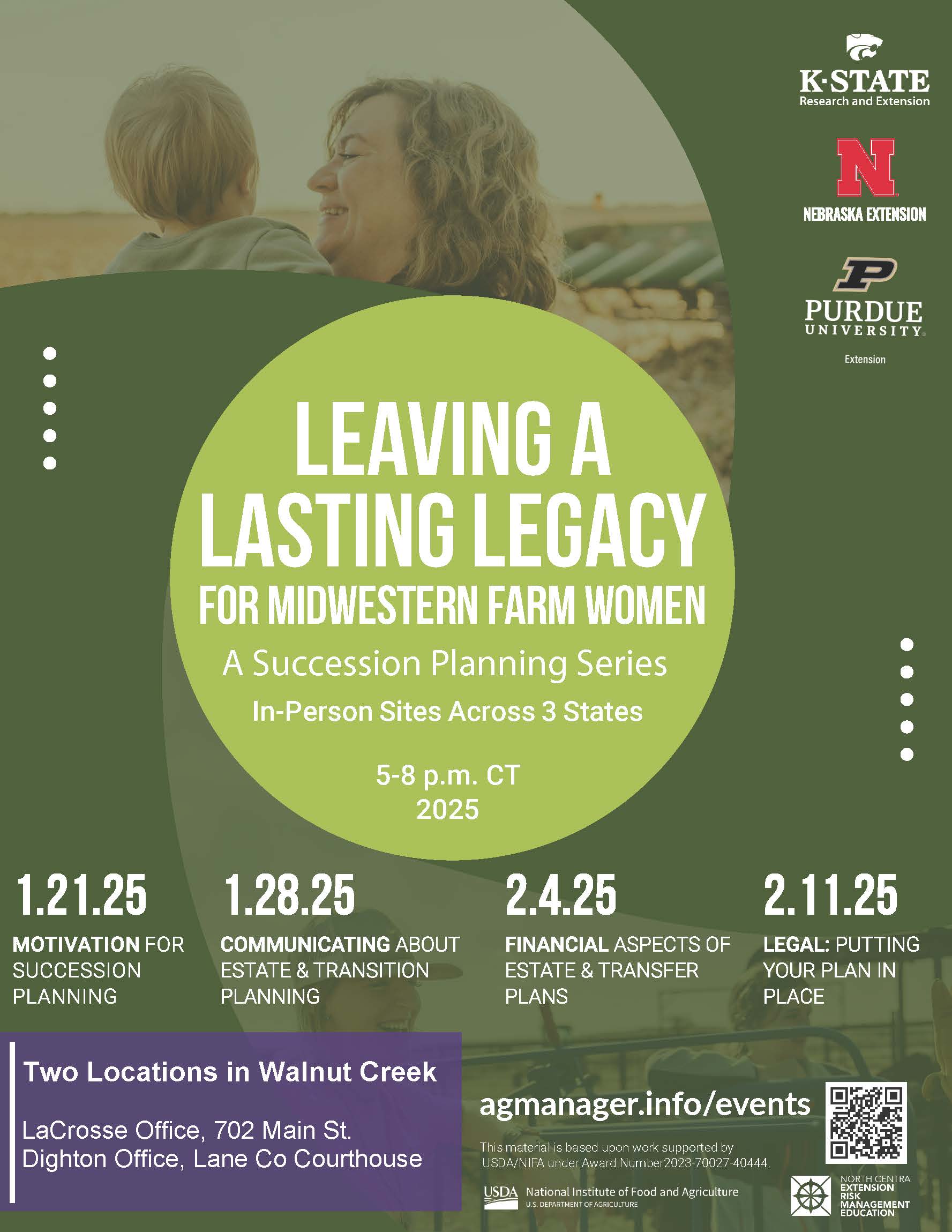 Leave a Legacy Women Ag program