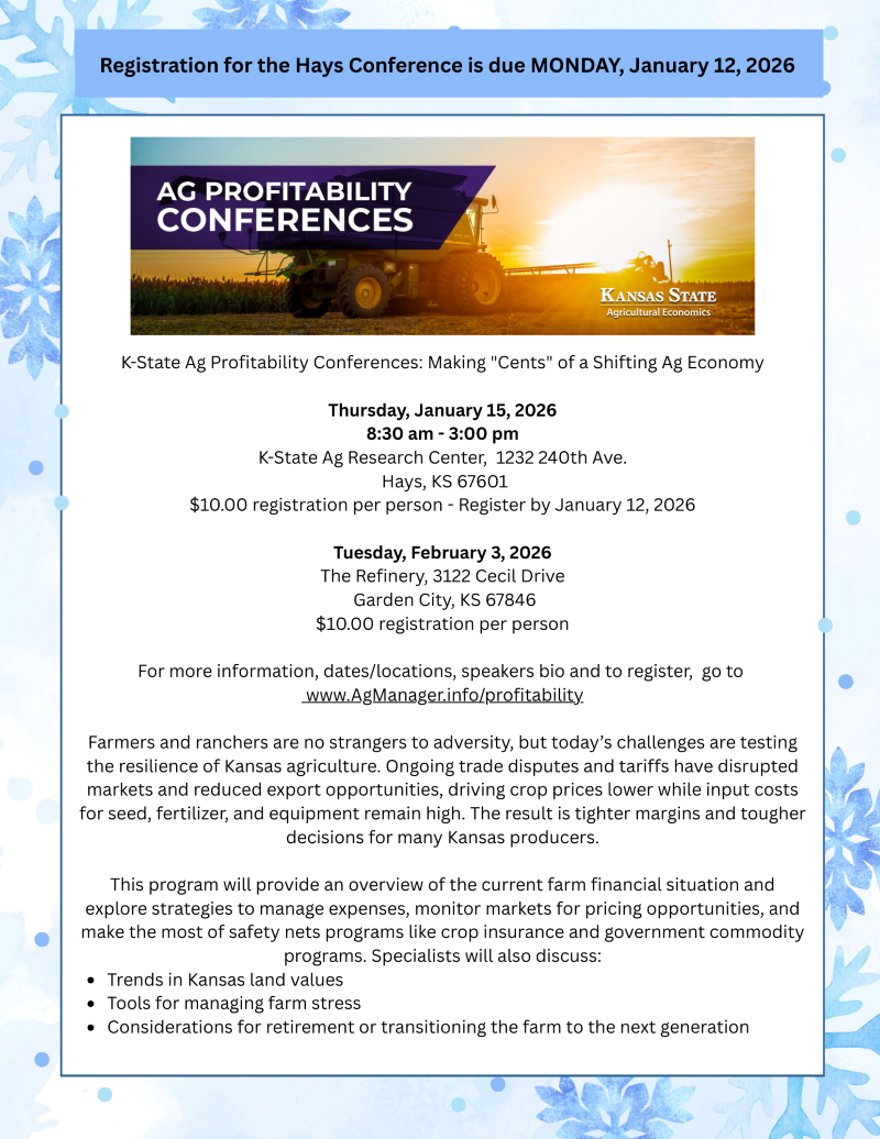 Ag Profitability Conference 2026 Ag Profitability Conference 2026